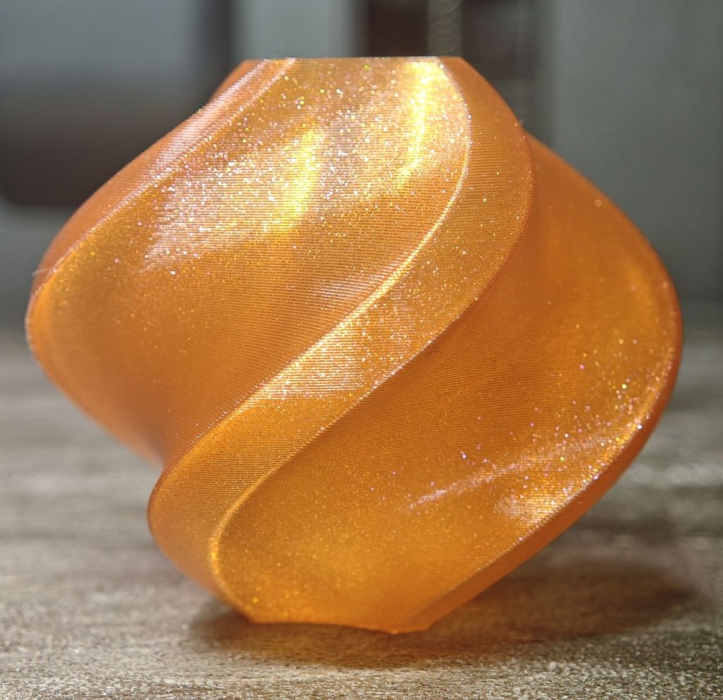 Marron Caramelo con escarcha translucido